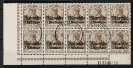 Deutsche Auslandspost Marokko, 1911, 46 HAN A, Gestempelt - Turkey (offices)