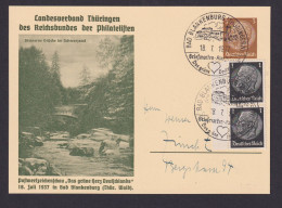 Briefmarken Deutsches Reich Privatganzsache PP Philatelie Blankenburg Thüringen - Lettres & Documents