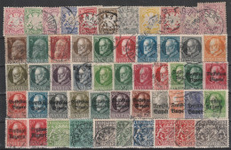 Bayern: Posten Mit Div. Versch. Marken Ab Staatswappen, In Gestempelter Erhaltung. - Lots & Kiloware (mixtures) - Max. 999 Stamps