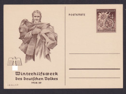 Deutsches Reich Ganzsache WHW P 274 04 Januar 1938 - Lettres & Documents
