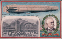 Allemagne, Frankfurt A. M. Gruss Von Der Internationalen Luftschifffahrt-Ausstellung (20.8.1909) - Zeppeline