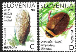 SI 2024-15 CEPT EUROPA, SLOVENIA, 2v, MNH - Slovénie