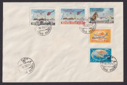 Flugpost Brief Air Mail Sowjetunion UDSSR Attrktiver Antarktis Beleg Polarpost - Briefe U. Dokumente