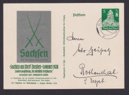 Briefmarken Deutsches Reich Ganzsache P 269 Sachsen Am Werk Olbernhau Grünthal - Autres & Non Classés