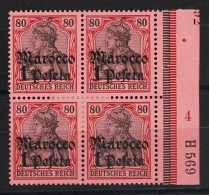 Deutsche Auslandspost Marokko, 1905, 29 HAN U, Ungebraucht, ... - Turkey (offices)