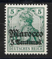 Deutsche Auslandspost Marokko, 1906, 35, Postfrisch - Turquie (bureaux)