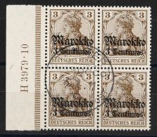 Deutsche Auslandspost Marokko, 1911, 46 HAN U, Gestempelt, ... - Turkey (offices)