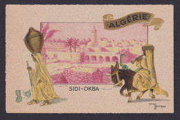 Ansichtskarte Algerien Biskra Sidi Okba Schöne Künstlerkarte Gaston Marechaux - Non Classés