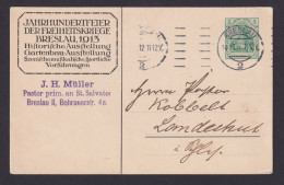 Briefmarken Deutsches Reich Ganzsache P 94 I 01 Breslau Jahrhundertfeier K.58,00 - Autres & Non Classés