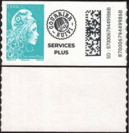 FRANCE 2023 - Marianne L'Engagée - SERVICES PLUS Adhésif De Feuille - YT ADH 2226 Neuf - (service Plus) - Unused Stamps