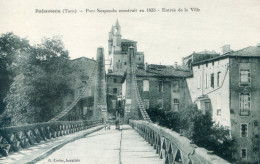 238.....Pont Suspendu Construit En 1833. Entrée De La Ville - Rabastens