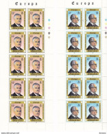 GIBRALTAR 1980 EUROPA 3 BLOCS DE 10 Yvert 407-409, Michel 405-407 KB NEUF** MNH Cote :yv 15 Euros - Gibraltar