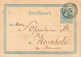 4 SEP 75  BK G10  Van Rotterdam Naar Hainholz Bei Hannover Met Part. Bijdruk - Postal Stationery