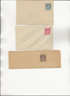 MONACO - 2 LETTRES ENTIERS POSTAUX NEUVES N°300+301 +1 BANDE JOURNAL N° 401  ANNEES 1886 - COTE :25 € - Postal Stationery