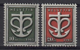 Switzerland 1945 Mi 443-444 MNH  (ZE1 SWT443-444) - Briefmarken