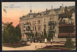 AK Erfurt, Kaiser Wilhelm-Denkmal Mit Besuchergruppe  - Erfurt