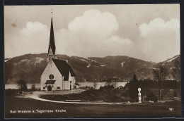 AK Bad Wiessee A. Tegernsee, Blick Zur Kirche  - Tegernsee