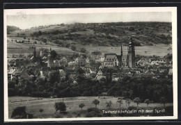 AK Tauberbischofsheim, Ortsansicht Mit Dem Sprait  - Tauberbischofsheim