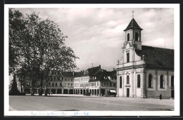 AK Ludwigsburg / Württ., Marktplatz Mit Kath. Kirche  - Ludwigsburg