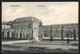 AK Ludwigsburg / Württ., Am Kgl. Schloss  - Ludwigsburg