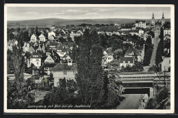 AK Ludwigsburg / Württ., Ortsansicht Mit Stadtkirche  - Ludwigsburg