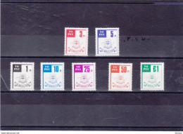 GIBRALTAR 1984 TAXE  Yvert 13-19 NEUF** MNH Cote : 10 Euros - Gibraltar