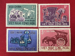 Stamps Vietnam South (La Vie Du Peuple- 1/5/1967 ) -GOOD Stamps- 1 Set/4pcs - Viêt-Nam