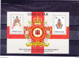 GIBRALTAR 1989 FORCES DE DEFENSE Yvert BF 11, Michel Block 12 NEUF** MNH Cote 7 Euros - Gibraltar