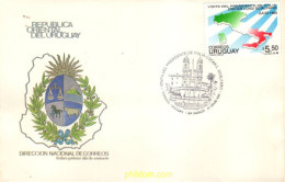 732654 MNH URUGUAY 1995 VISITA DEL PRESIDENTE ITALIANO OSCAR LUIGI SCALFARO - Uruguay