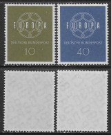 Germania Germany 1959 BRD EUROPA Mi N.320-321 Complete Set MNH ** - Neufs