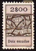 Fiscal/ Revenue, Portugal - Estampilha Fiscal -|- Série De 1929 - 2$00 - Oblitérés