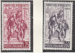 ITALIEN  1058-1059, Postfrisch **, Weltflüchtlingsjahr, 1960 - 1946-60: Nieuw/plakker