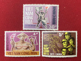 Stamps Vietnam South (Edification De La Démocratie- 1/11/1967) -GOOD Stamps- 1 Set/3pcs - Vietnam