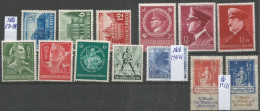 Germany 3rd Reich Small Lot Of Mainly MNH Issues Incl. Kanzler ( 3 Pcs ) - Ongebruikt