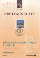 Germany Deutschland 1998-30 Franckesche Stifungen Zu Halle, Francke Foundations In Halle, Canceled In Bonn - 1991-2000