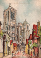 18-Bourges-La Cathédrale - éditeur : M. Barré & J. Dayez - Illustrateur : Barday - Bourges