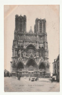 51 . Reims . Façade De La Cathédrale 1905 - Reims