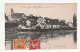 51 . Marcilly Sur Seine . Quartier De Belle Vue .  1921 - Autres & Non Classés