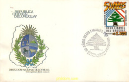 732652 MNH URUGUAY 1992 CENTENARIO DEL CLUB LIBANES DE URUGUAY - Uruguay