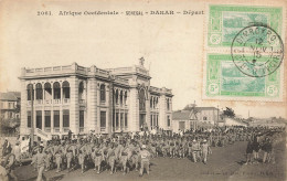 MIKICP7-002- SENEGAL DAKAR TIRAILLEURS DEPART - Sénégal