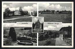 AK Ascheffel, Gasthaus Johs. Greve, Garten, Bismarckdenkmal, Veranda  - Autres & Non Classés