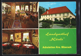 AK Achstetten /Krs. Biberach, Landgasthof Rössle Familie Heldmann  - Biberach