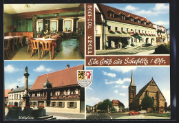 AK Schesslitz /Ofr., Wappen, Gasthof Kapp, Dillighaus  - Sonstige & Ohne Zuordnung