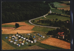 AK Wüsten-Welsberg /Kr. Ebern, Campingplatz U. Gasthaus Rückertklause, Fliegeraufnahme  - Other & Unclassified