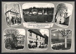 AK Obersteinbach Im Steigerwald, Schullandheim Mittelfranken, Kirche, Gasthaus Zum Schwarzen Adler  - Sonstige & Ohne Zuordnung
