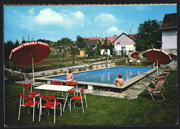 AK Birkenfeld /Ufr., Pension Gasthaus Zum Stern H. Hückemann, Gartenansicht Mit Swimmingpool  - Sonstige & Ohne Zuordnung
