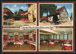 AK Lichtenstein / Ufr., Gasthof Pension Burg Lichtenstein, Terrasse, Blick Auf Den Gasthof Und Kutsche, Gastzimmer  - Sonstige & Ohne Zuordnung