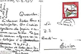 Portugal & Marcofilia, Sagres, Cabo De S. Vicente, Lagos A Lisboa 1975 (118) - Lettres & Documents