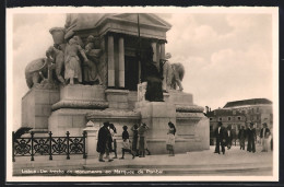 AK Lisboa, Um Trecho Do Monumento Ao Marquez De Pombal  - Lisboa