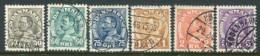 DENMARK 1934 King Christian X Definitive Used.  Michel 210-14 - Gebruikt